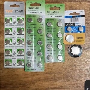 Assorted Button Cell Batteries